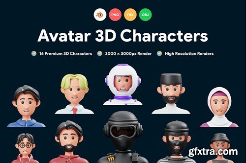 Avatar 3D Illustration 6EMJ6J4