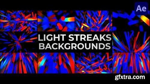 Videohive Light Streaks Backgrounds for After Effects 45856449