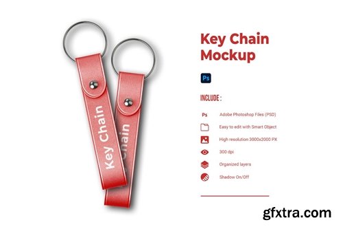 Key Chain Mockup N2G9YT9