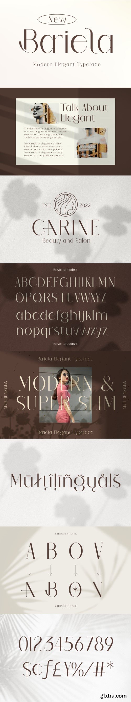 Barieta Elegant Typeface
