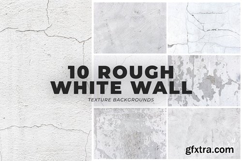 10 White Rough Wall Texture Backgrounds 5T48YNN