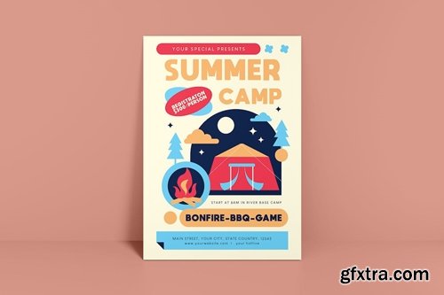 Summer Camp Flyer 5YDQ946