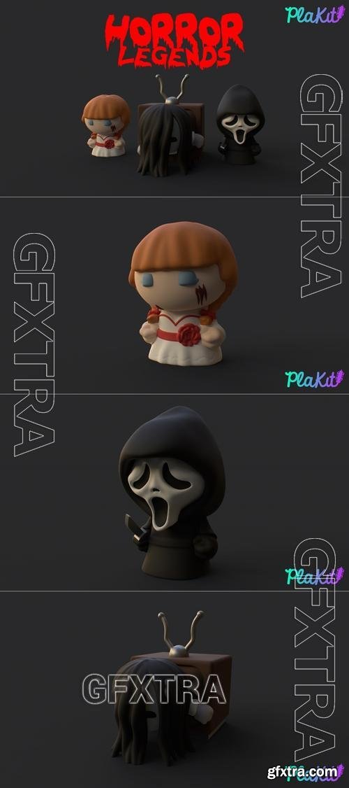 PlaKit - Horror Legends – 3D Print Model