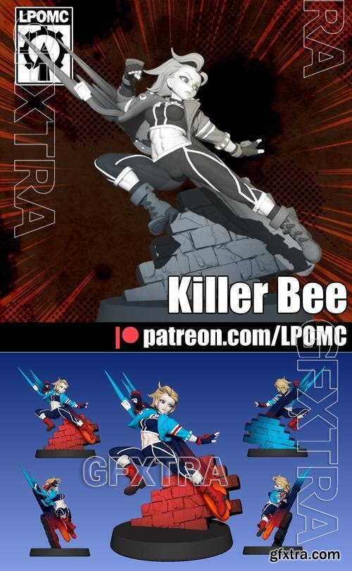 Street Fighter - Cammy Killer Bee – 3D Print Model