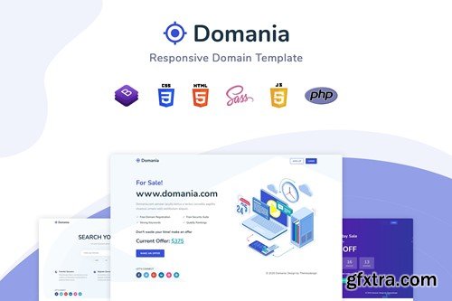 Domania - Responsive Domain Template HS4TH4Q