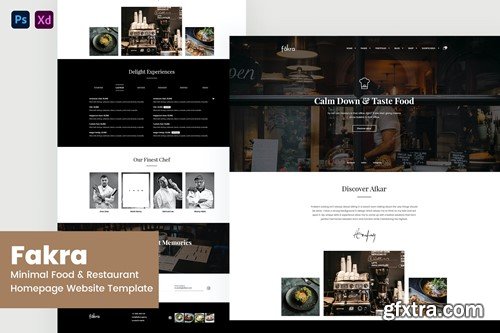 Fakra - Food & Restaurant Website Design 6YH9WFW