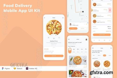 Food Delivery Mobile App UI Kit 5K499S9