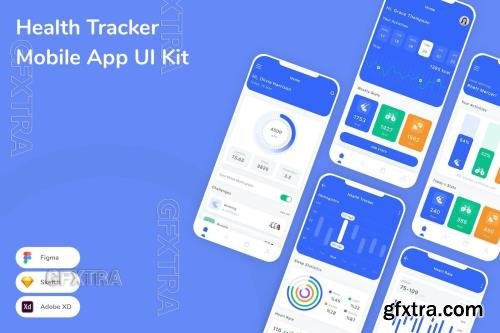 Health Tracker Mobile App UI Kit CEUUTN3