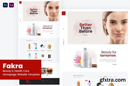 Fakra - Beauty & Health Care Store Website Design FQJYCVR