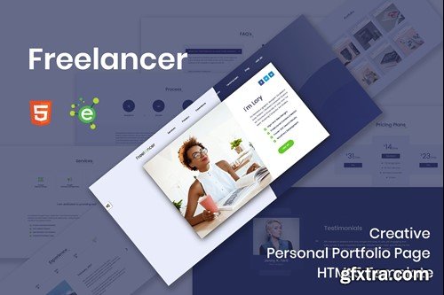 Freelancer - Personal Portfolio HTML5 Template MQA4YAD