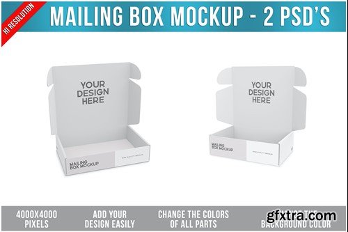 Mailing Box Mockup BPTKFPX