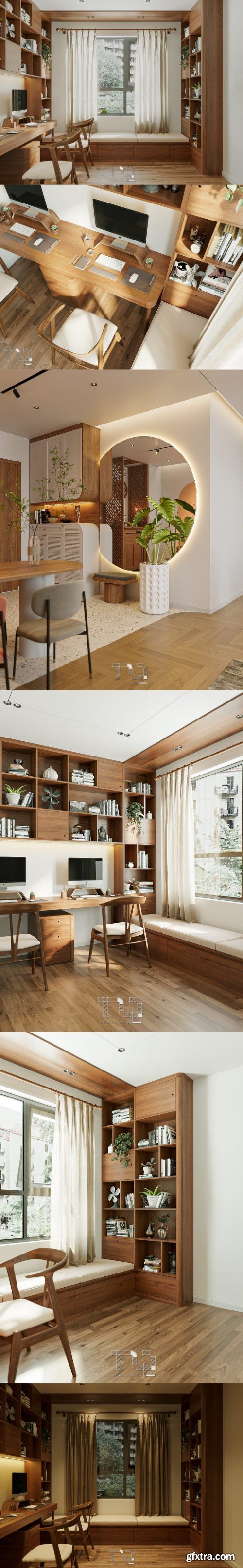 Workroom Interior Model Download By Dang Nam Quang