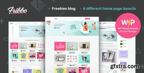 Themeforest - Fribbo - Freebies Blog WordPress Theme 25587347 1.0.6 - Nulled