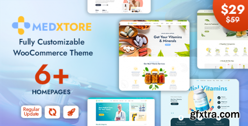Themeforest - MedXtore – Pharmacy, Medical & Beauty Elementor WooCommerce Theme 44388499 v1.6.0 - Nulled