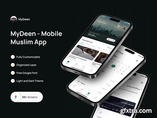 MyDeen - Mobile Muslim App Ui8.net