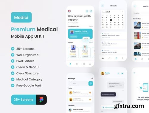 MediCi - Doctor And Medical App UI Kit Ui8.net
