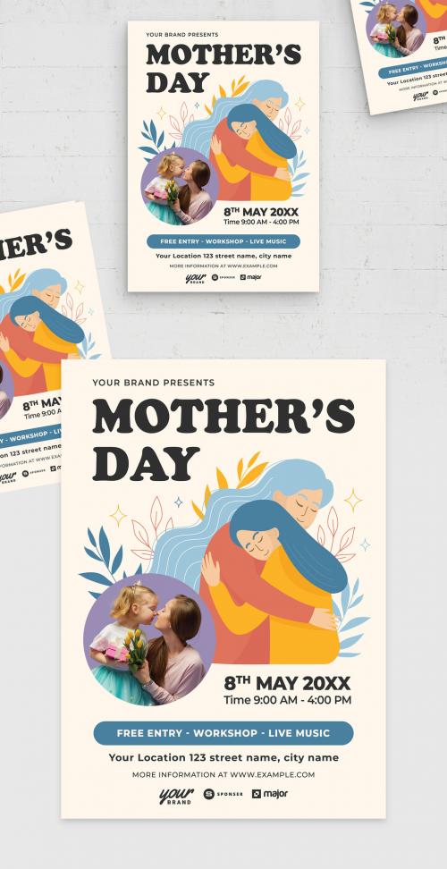 Mother's Day Flyer Template 552984633