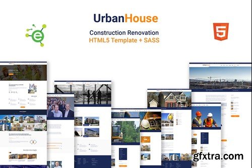 UrbanHouse- Construction Renovation HTML5 Template 37HYUEH