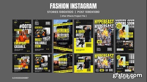 Videohive Fashion Instagram Template 45905697