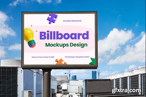 Square Billboard Mockup NECPYCS