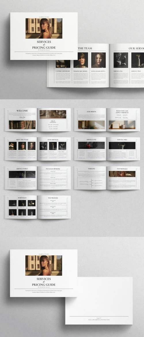 Services and Pricing Guide Template Landscape 568014173