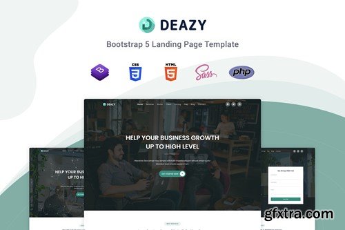 Deazy - Bootstrap 5 Landing Page Template 3JQUZS2