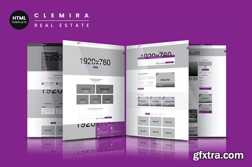 Clemira - Responsive Real Estate HTML Template J6P22MH