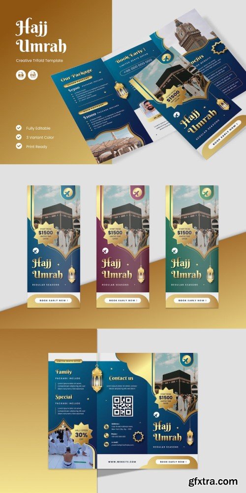 Hajj and Umrah Brochure Template