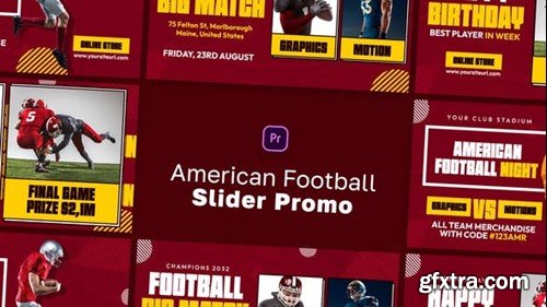 Videohive American Football Slide Promo 45935290