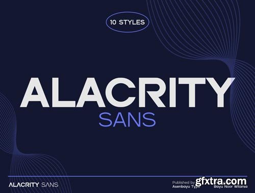 Alacrity Sans Fonts Family Ui8.net