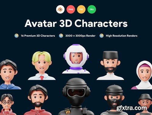 Avatar 3D Illustration Ui8.net