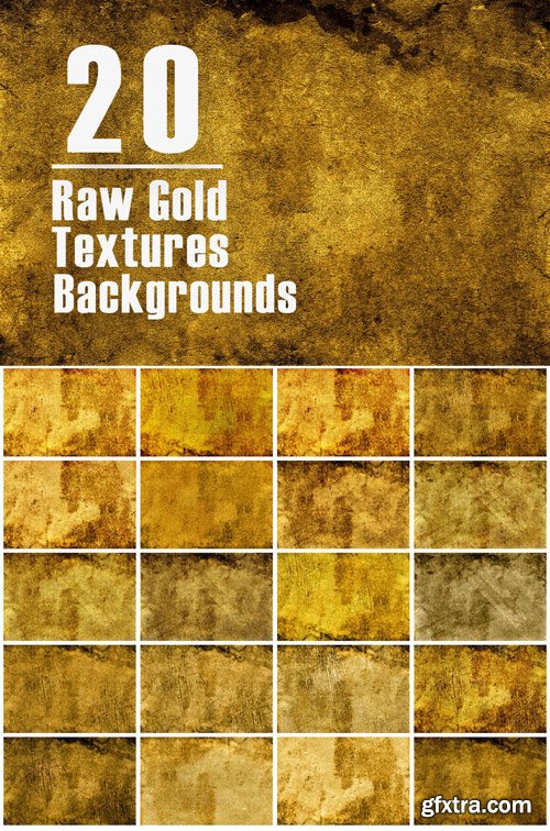 Raw Gold Textures Collection