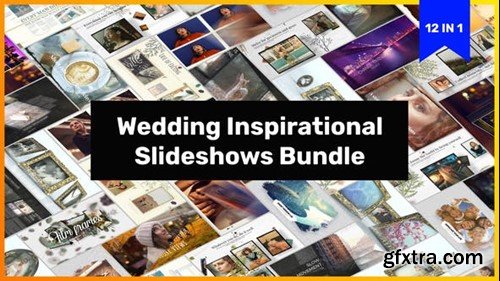 Videohive Wedding Inspirational Slideshows Bundle 12 in 1 45914969