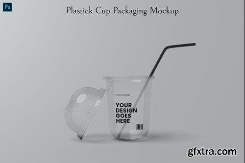 Plastick Cup Packaging Mockup MGY29PT