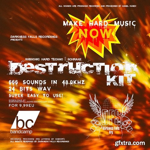 Darkness Falls Recordings SubSonic Hard Techno Schranz Destruction Kit
