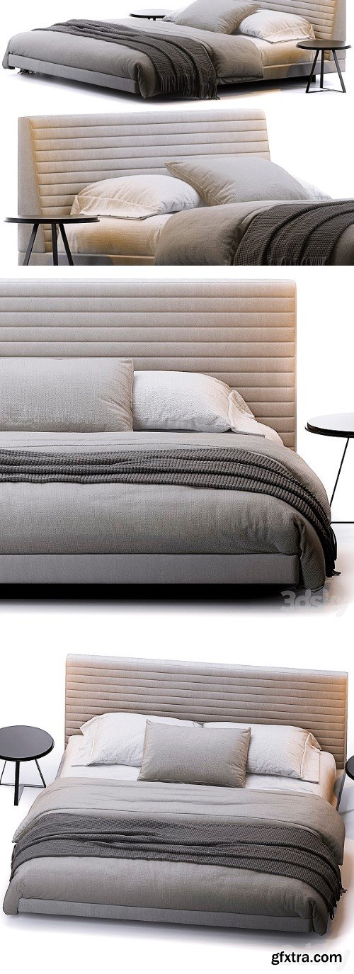 Roger Bed by Minotti