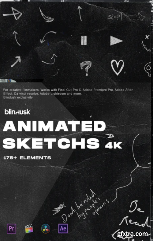 Blindusk - Animated Sketchs 175+ Elements
