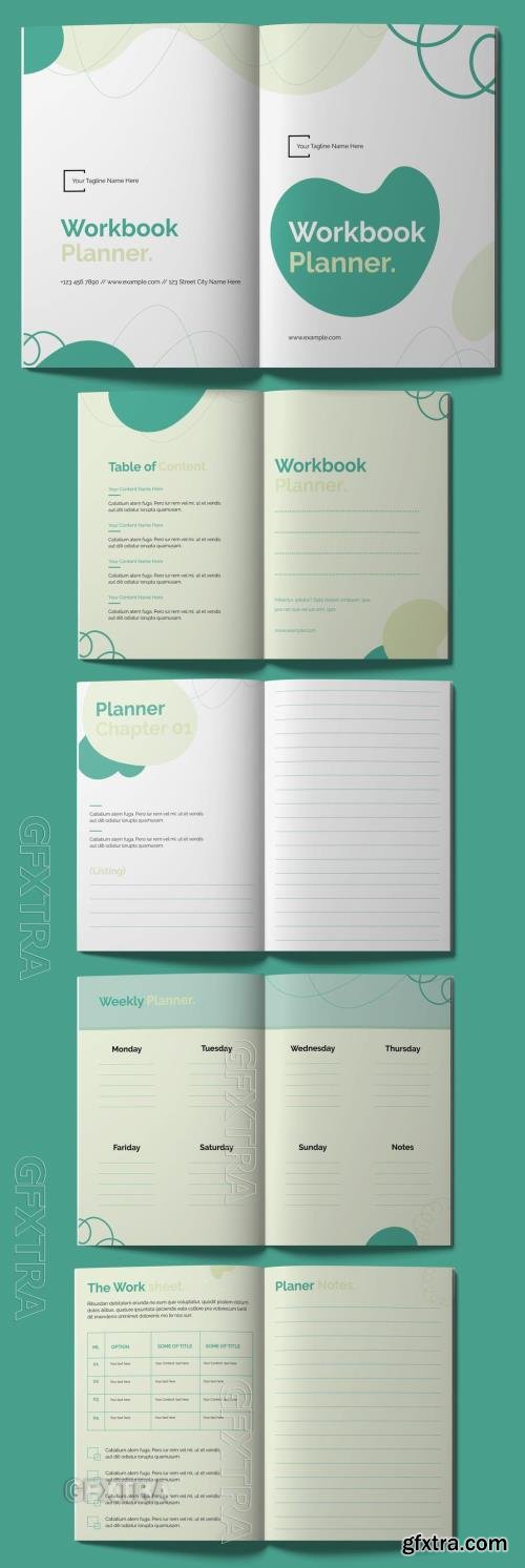 Workbook Planner Design Template 605957459