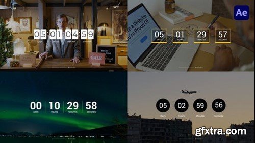 Videohive Wide Timers 45948629