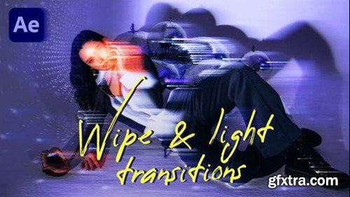 Videohive Wipe & Light Transitions 46001110
