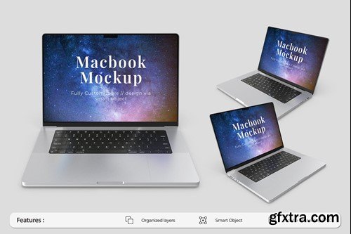 Apple Macbook Mockup MUY53GJ