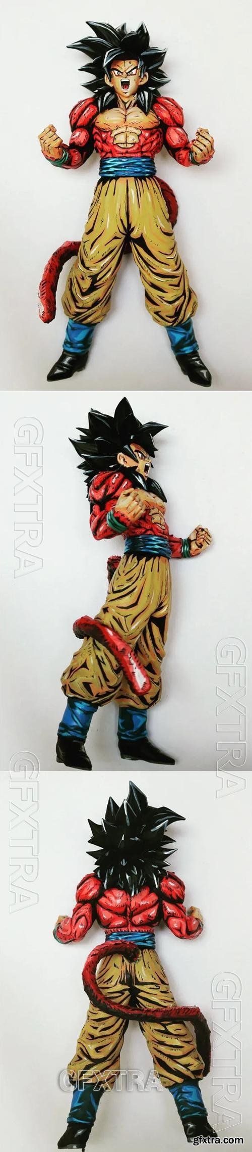 Goku Super Saiyajin 4 - SSJ4 – 3D Print Model