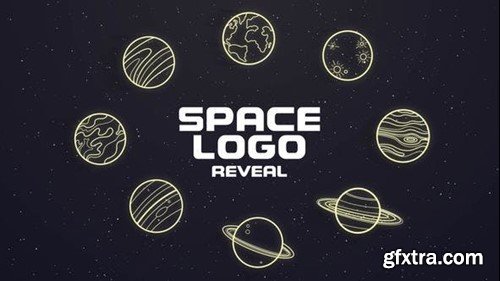 Videohive Space Planet Logo Reveal 46025360