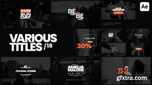 Videohive Various Titles 18 46026676