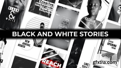 Videohive Black&White Stories 46028691