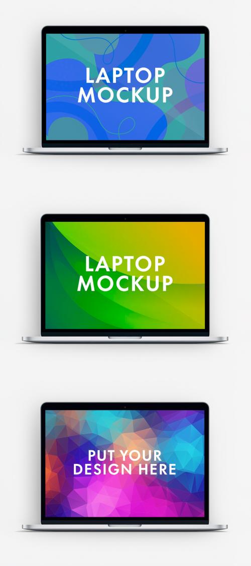 Laptop Mockup Front View 587111263