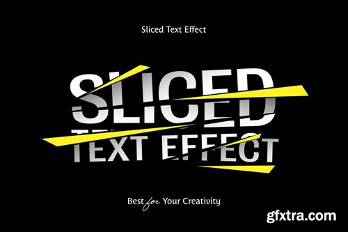 Sliced Text Effect for Photoshop