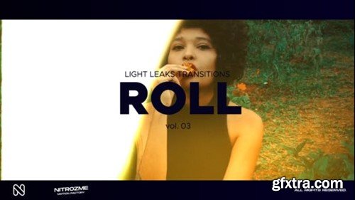 Videohive Light Leaks Roll Transitions Vol. 03 46089424