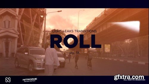 Videohive Light Leaks Roll Transitions Vol. 01 46089406