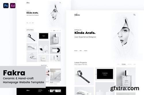 Fakra - Designer Landing Page Website Design FDQ683N